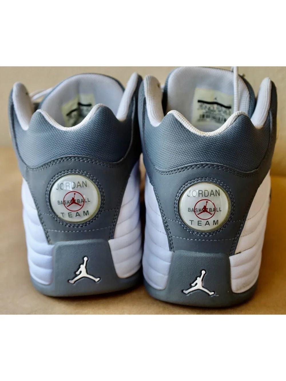 Size 10.5 - Air Jordan Jumpman Team 1 White Red Grey Mens With Box